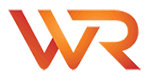 Stylized red and orange logo displays 'WR', with letterforms connected in a continuous, rounded design.
